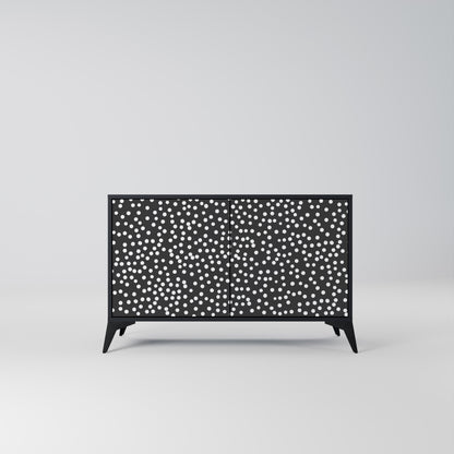 BLINDING LIGHTS Madia a 2 Ante in Finitura Nera