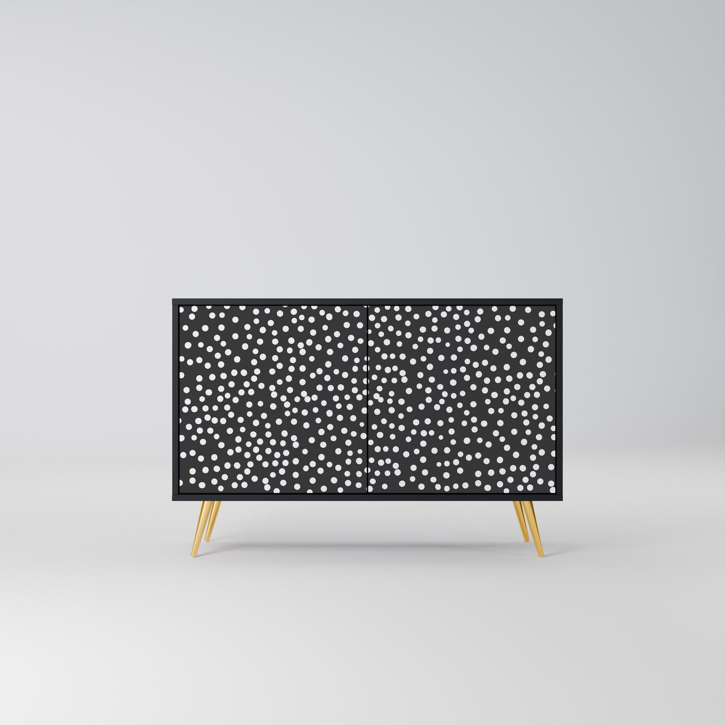 BLINDING LIGHTS Madia a 2 Ante in Finitura Nera