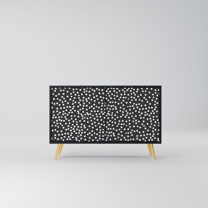 BLINDING LIGHTS Madia a 2 Ante in Finitura Nera