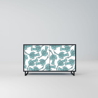 WATERSPOUT SONGIBIRD 2-Door Sideboard in Black Finish