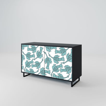 WATERSPOUT SONGIBIRD 2-Door Sideboard in Black Finish