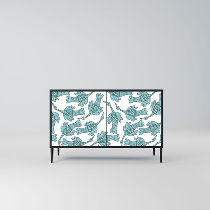 WATERSPOUT SONGIBIRD 2-Door Sideboard in Black Finish