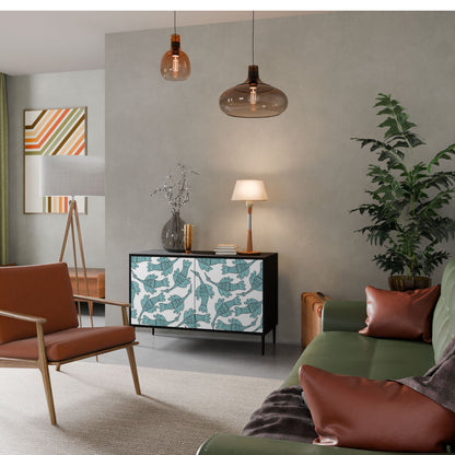 WATERSPOUT SONGIBIRD 2-Door Sideboard in Black Finish