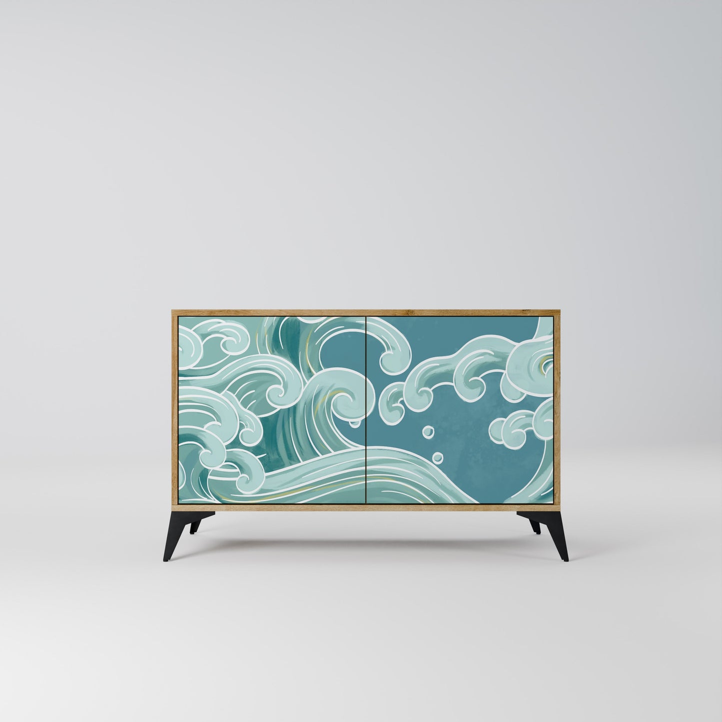 ASIAN SWAY Madia a 2 Ante in Effetto Rovere