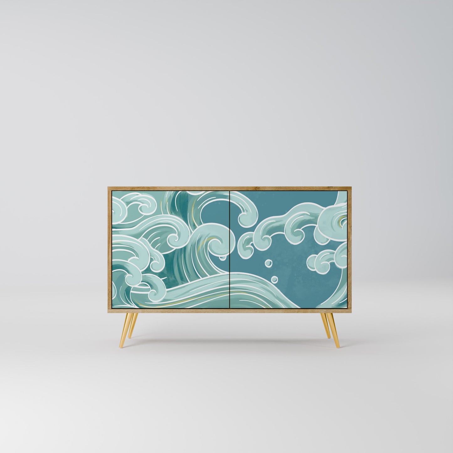 ASIAN SWAY Madia a 2 Ante in Effetto Rovere