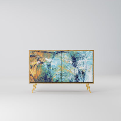 ABSTRACT THOUGHTS 2-Door Sideboard in Oak Effect