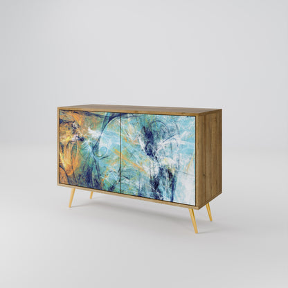 ABSTRACT THOUGHTS 2-Door Sideboard in Oak Effect