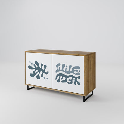 WONDERLAND VEGETATION Madia a 2 Ante in Effetto Rovere