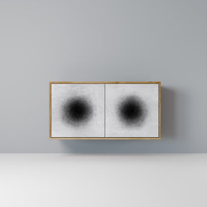 BLACK HOLE Madia a 2 Ante in Effetto Rovere