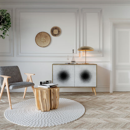 BLACK HOLE Madia a 2 Ante in Effetto Rovere