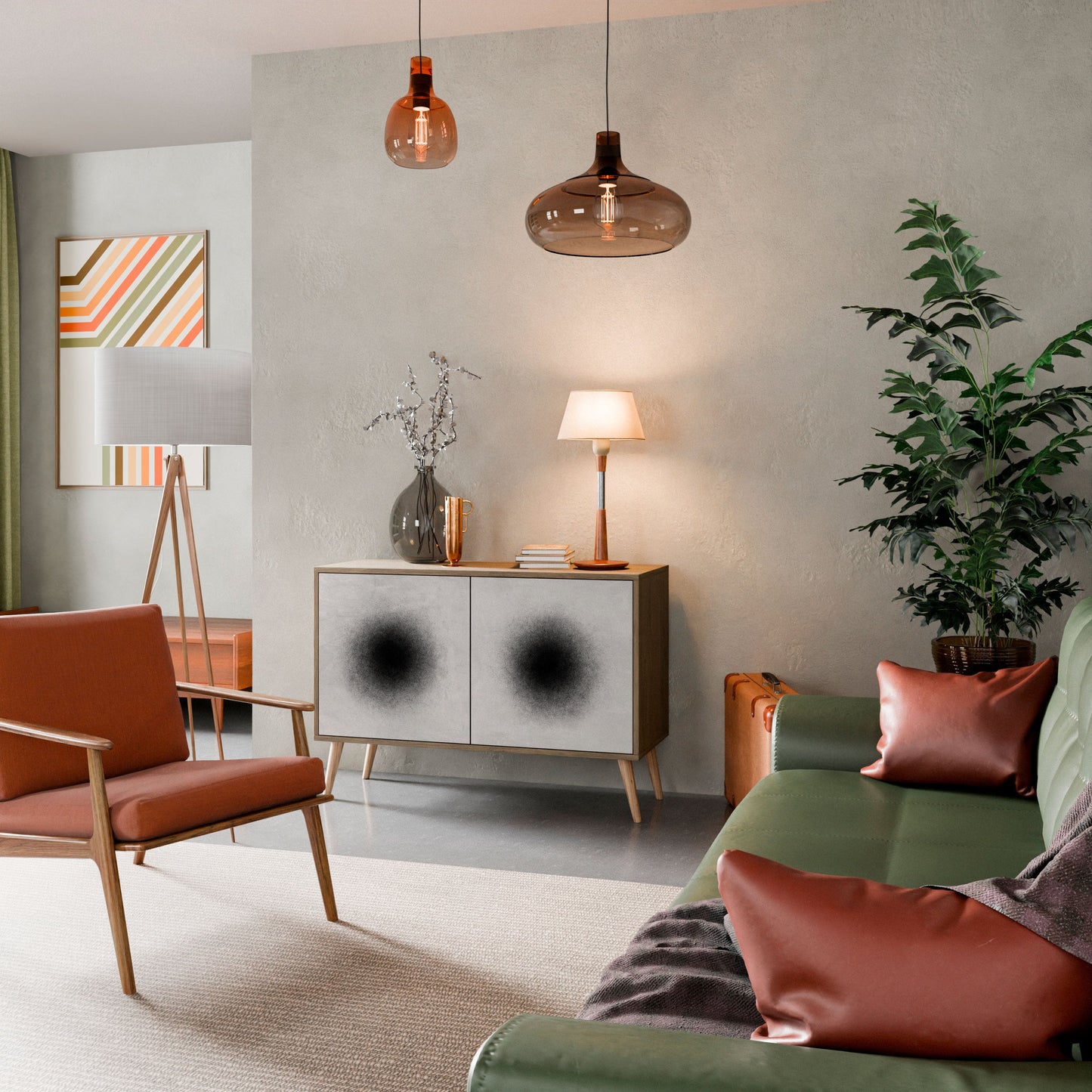 BLACK HOLE Madia a 2 Ante in Effetto Rovere