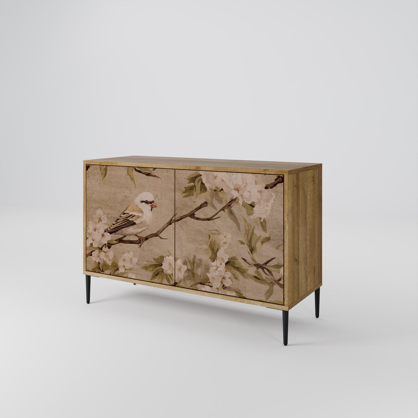 PETAL DISTINGUISH 2-Door Sideboard in Oak Effect