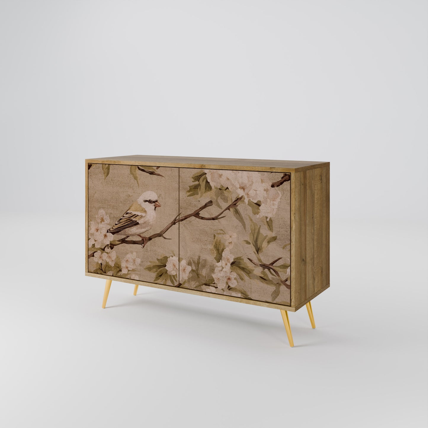 PETAL DISTINGUISH 2-Door Sideboard in Oak Effect