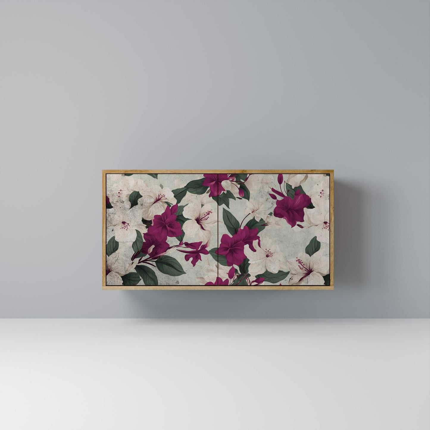 FLOWERET DREAM Madia a 2 Ante in Effetto Rovere