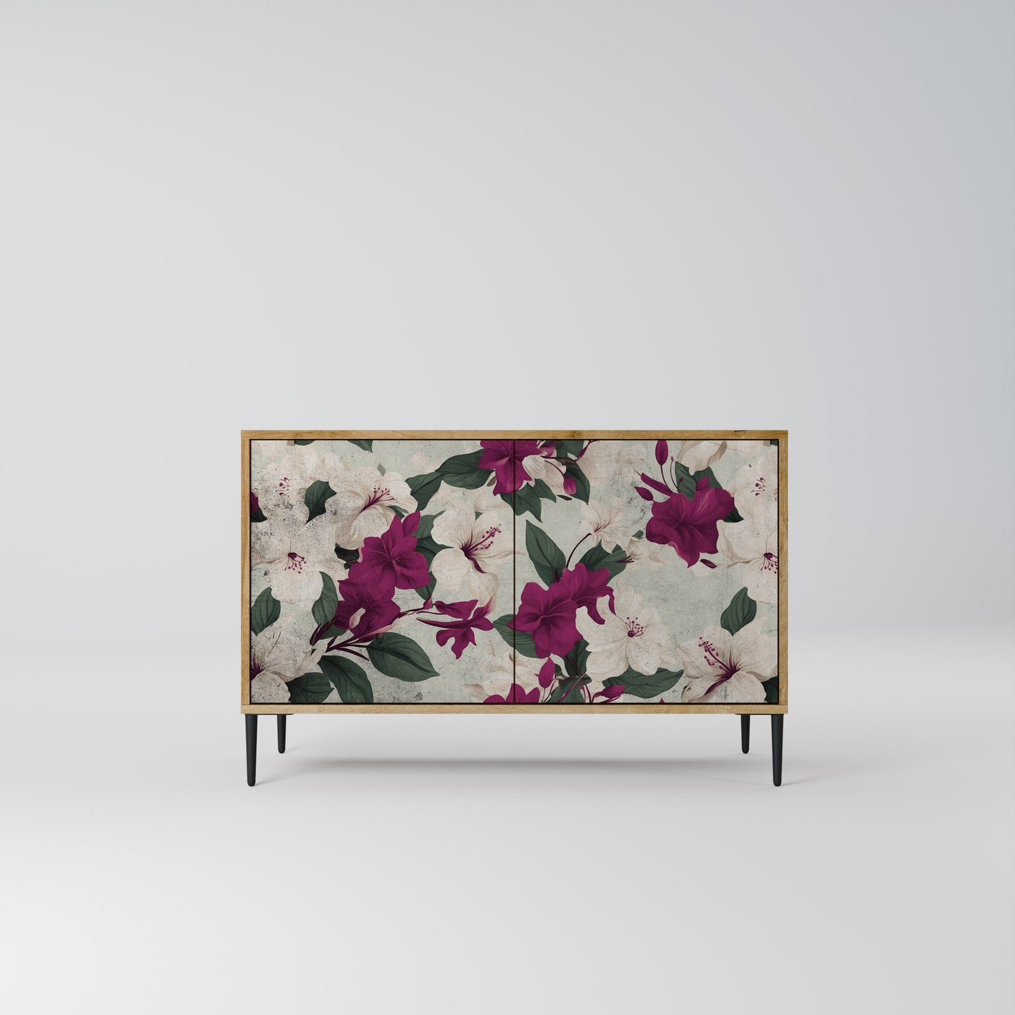 FLOWERET DREAM Madia a 2 Ante in Effetto Rovere