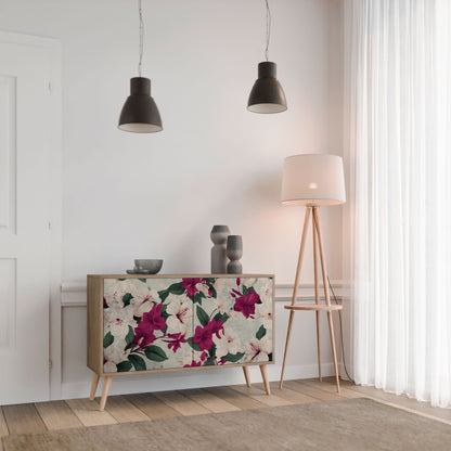 FLOWERET DREAM Madia a 2 Ante in Effetto Rovere
