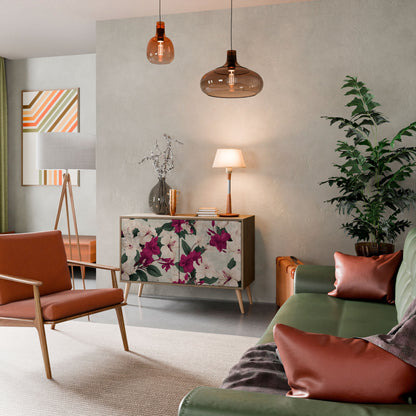 FLOWERET DREAM Madia a 2 Ante in Effetto Rovere