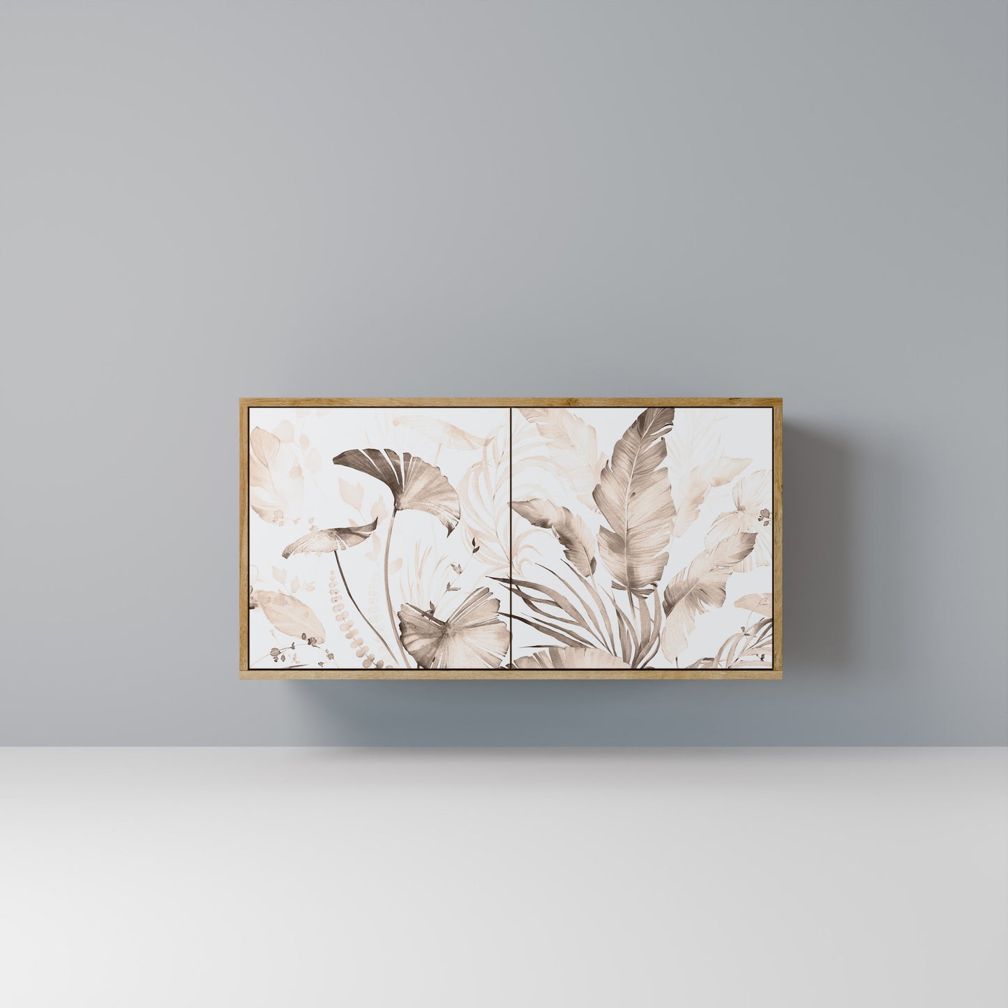 WILD TENDERNESS Madia a 2 Ante in Effetto Rovere