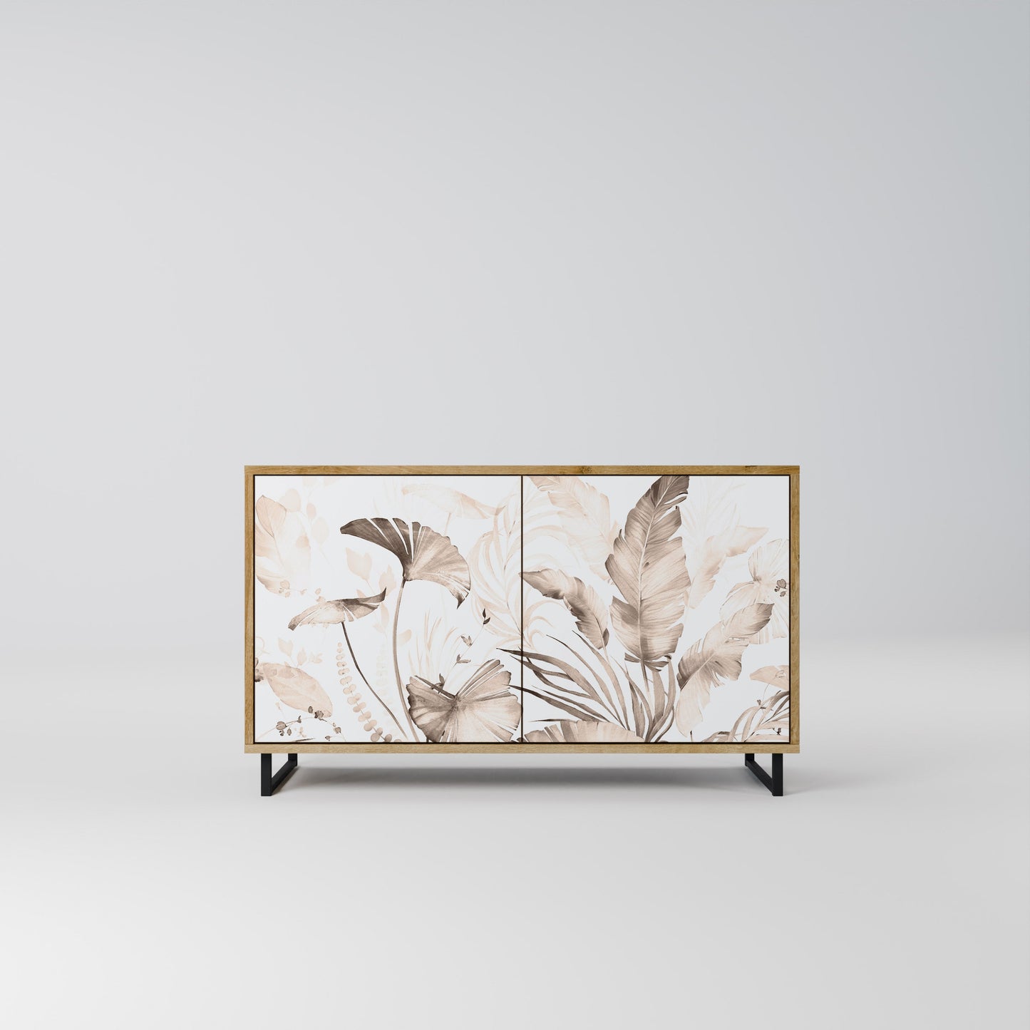 WILD TENDERNESS Madia a 2 Ante in Effetto Rovere