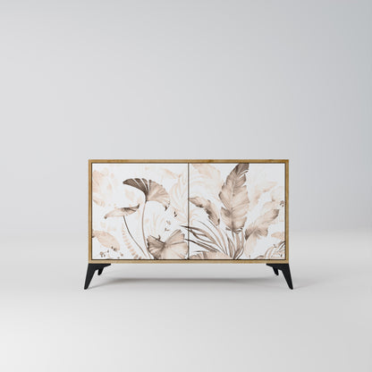 WILD TENDERNESS Madia a 2 Ante in Effetto Rovere