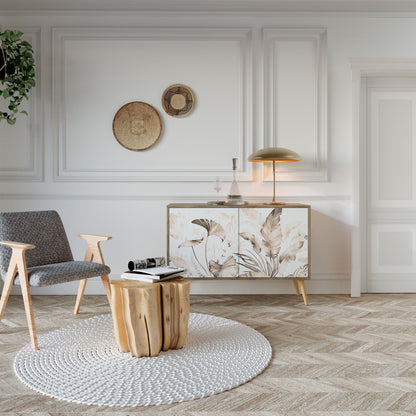 WILD TENDERNESS Madia a 2 Ante in Effetto Rovere