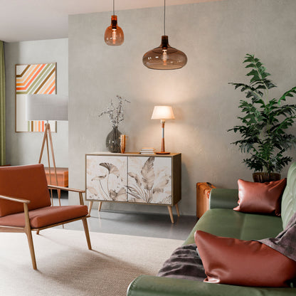 WILD TENDERNESS Madia a 2 Ante in Effetto Rovere