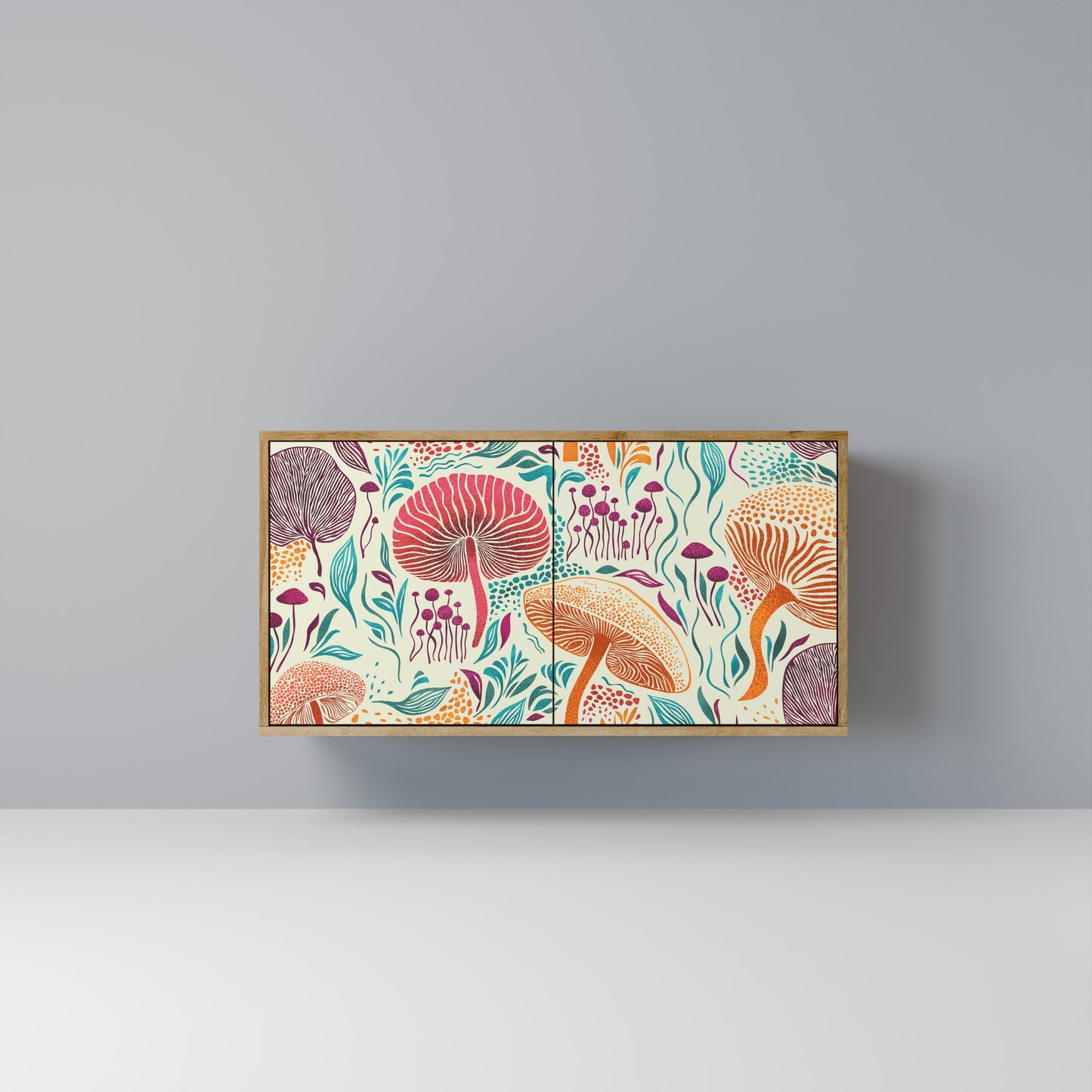 FUNGUS FANTASY Madia a 2 Ante in Effetto Rovere