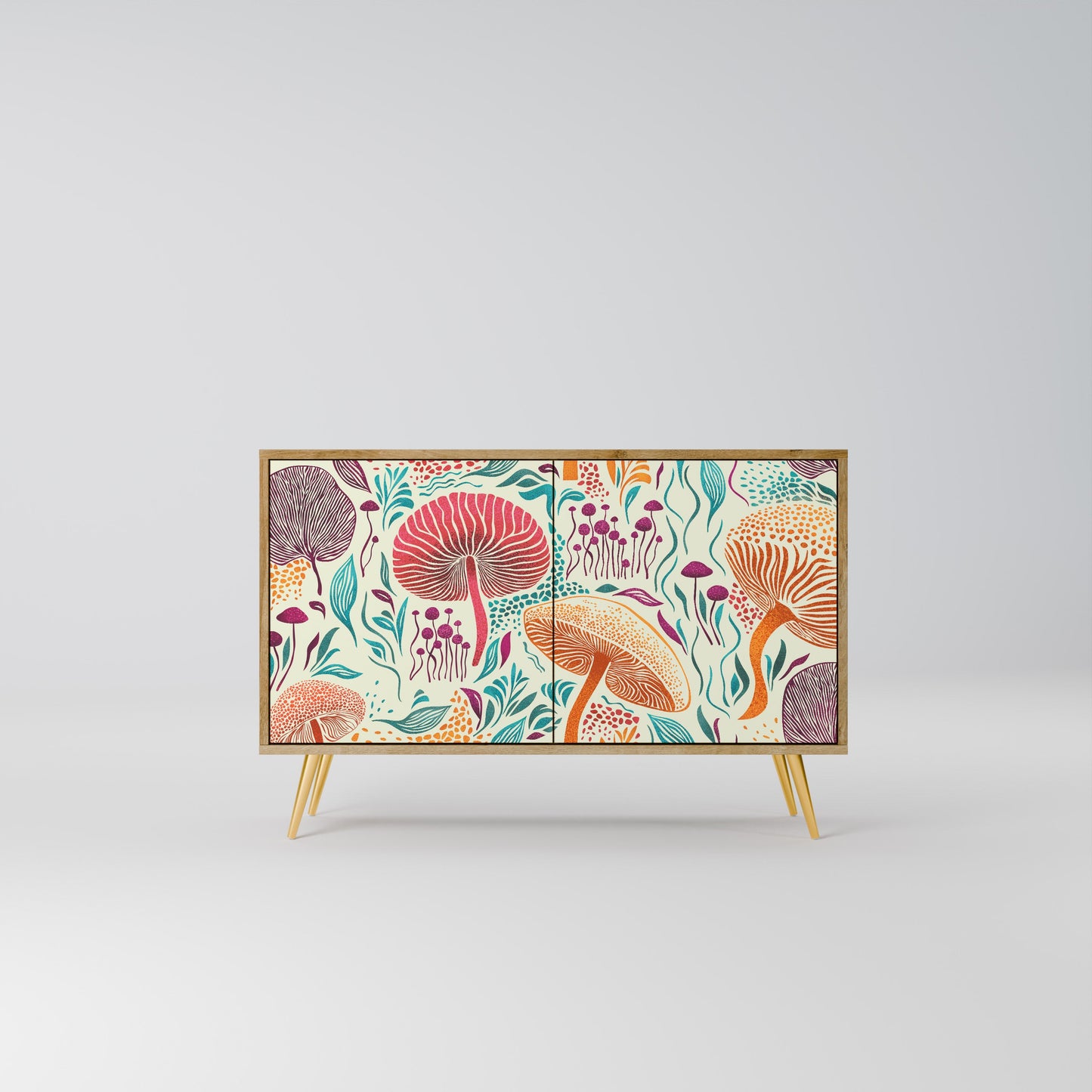 FUNGUS FANTASY Madia a 2 Ante in Effetto Rovere