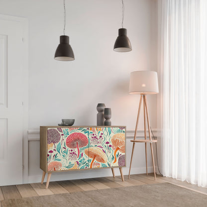 FUNGUS FANTASY Madia a 2 Ante in Effetto Rovere