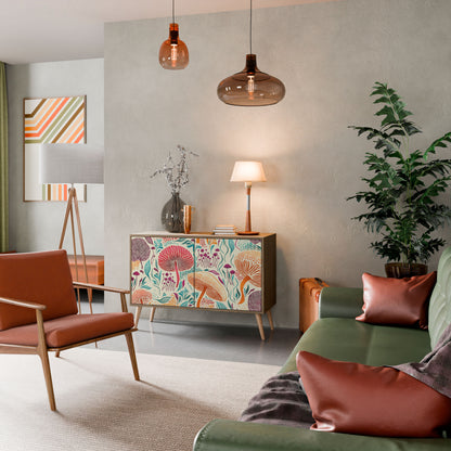 FUNGUS FANTASY Madia a 2 Ante in Effetto Rovere