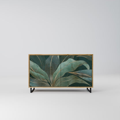 Credenza a 2 ante ROYAL GREEN in effetto rovere