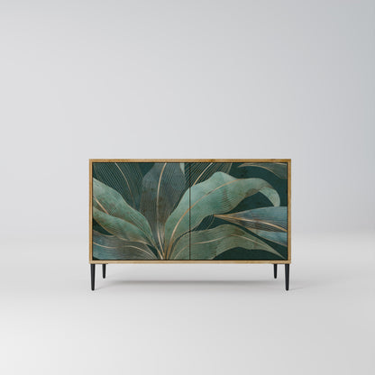 Credenza a 2 ante ROYAL GREEN in effetto rovere