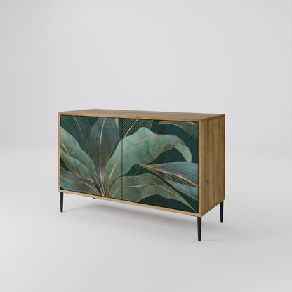 Credenza a 2 ante ROYAL GREEN in effetto rovere