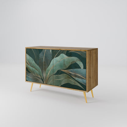 Credenza a 2 ante ROYAL GREEN in effetto rovere