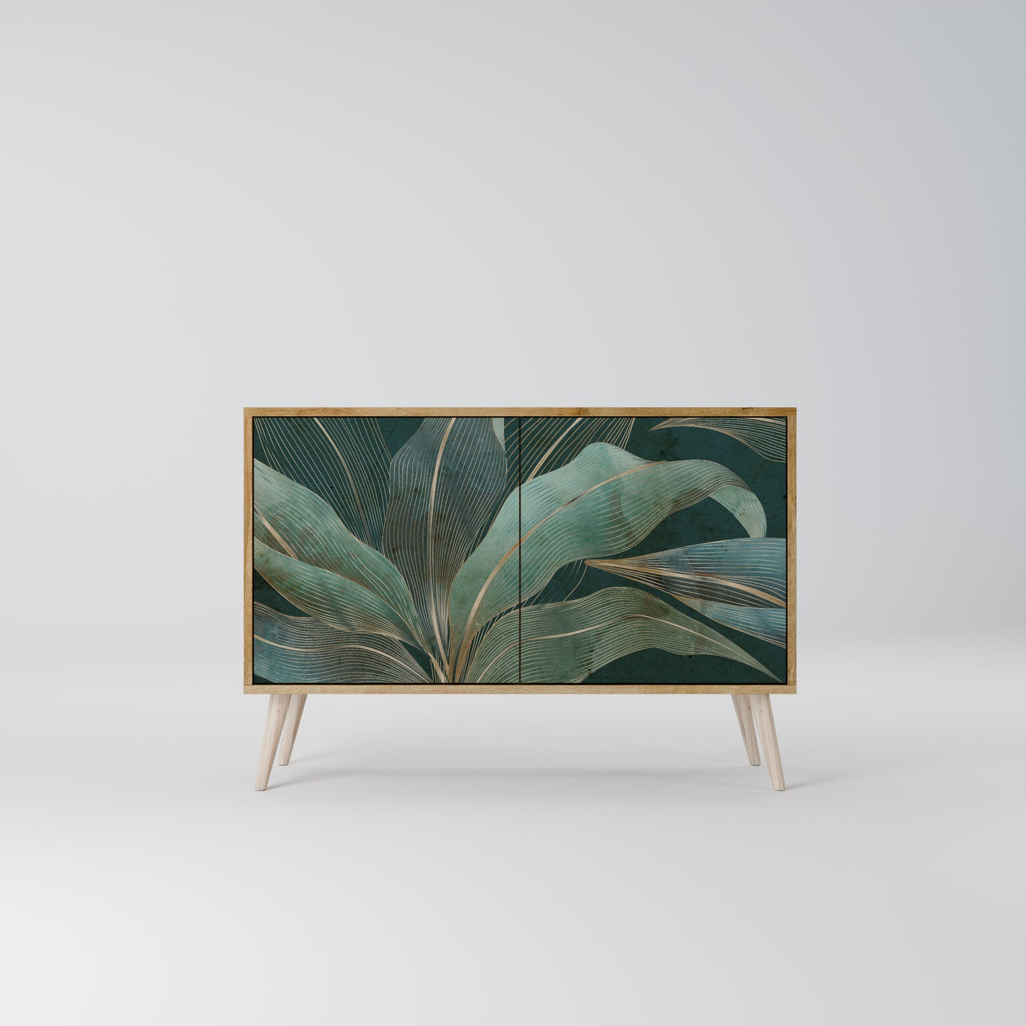 Credenza a 2 ante ROYAL GREEN in effetto rovere