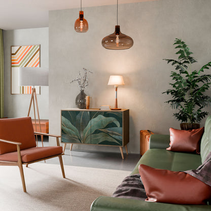 Credenza a 2 ante ROYAL GREEN in effetto rovere