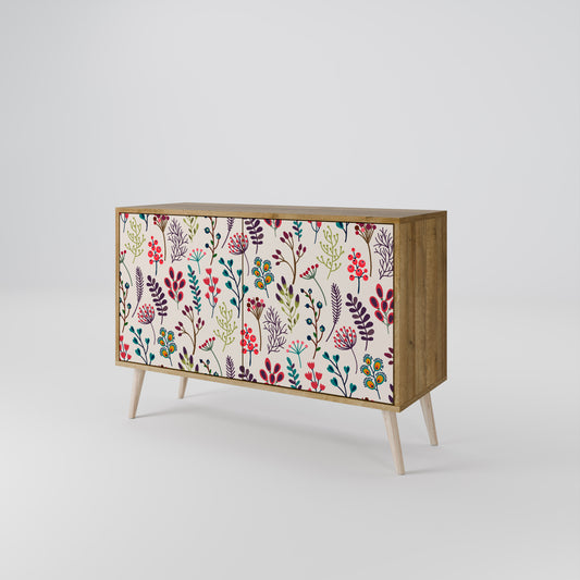Credenza a 2 ante AUTUMN SUNDRIES in effetto rovere