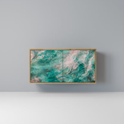 ABSTRACT ALCHEMY 2-Door Sideboard in Oak Effect