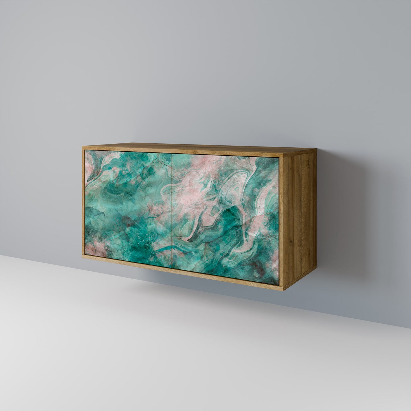 ABSTRACT ALCHEMY 2-Door Sideboard in Oak Effect