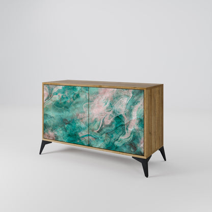ABSTRACT ALCHEMY 2-Door Sideboard in Oak Effect