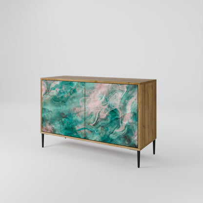 ABSTRACT ALCHEMY 2-Door Sideboard in Oak Effect