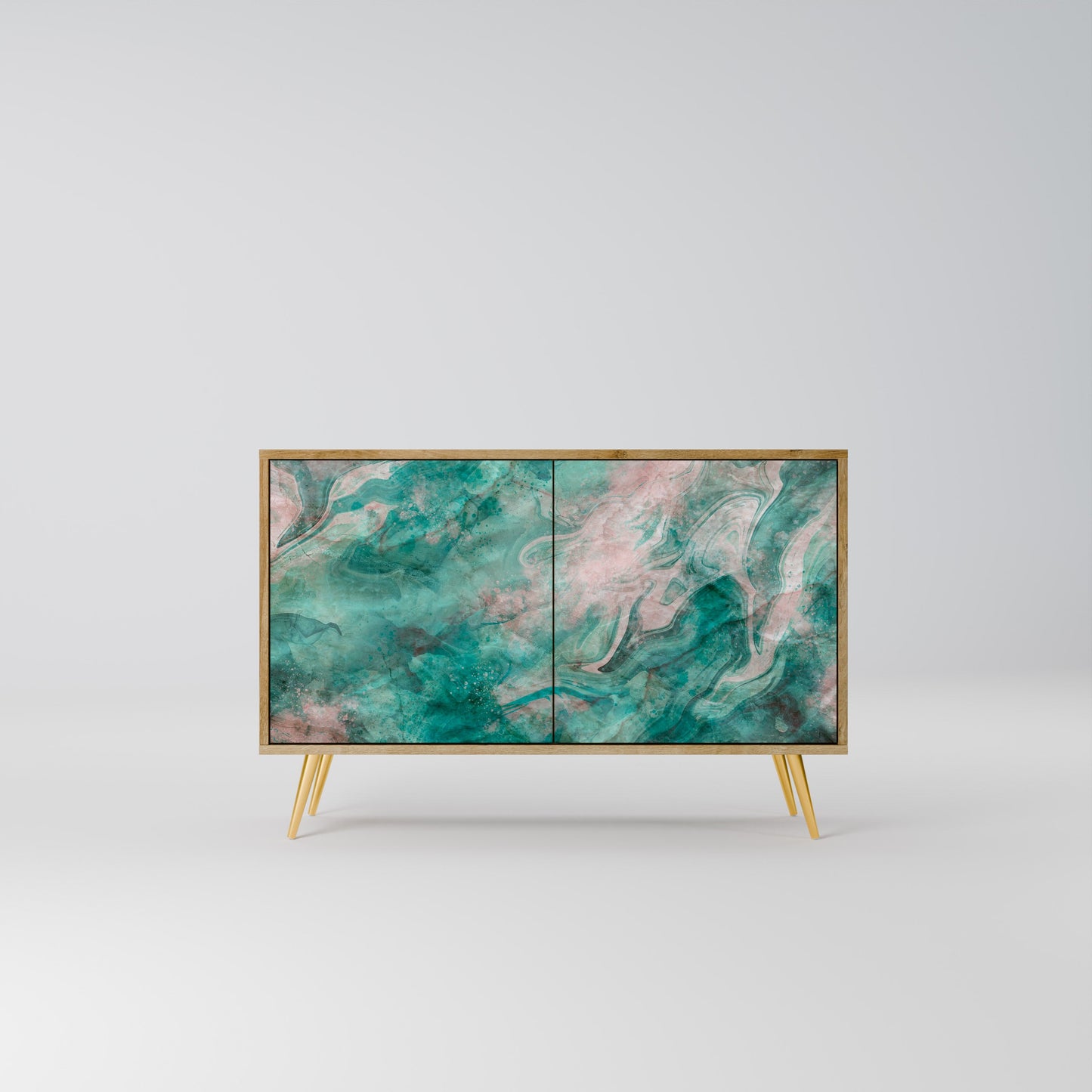 ABSTRACT ALCHEMY 2-Door Sideboard in Oak Effect