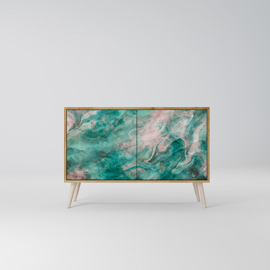 ABSTRACT ALCHEMY 2-Door Sideboard in Oak Effect