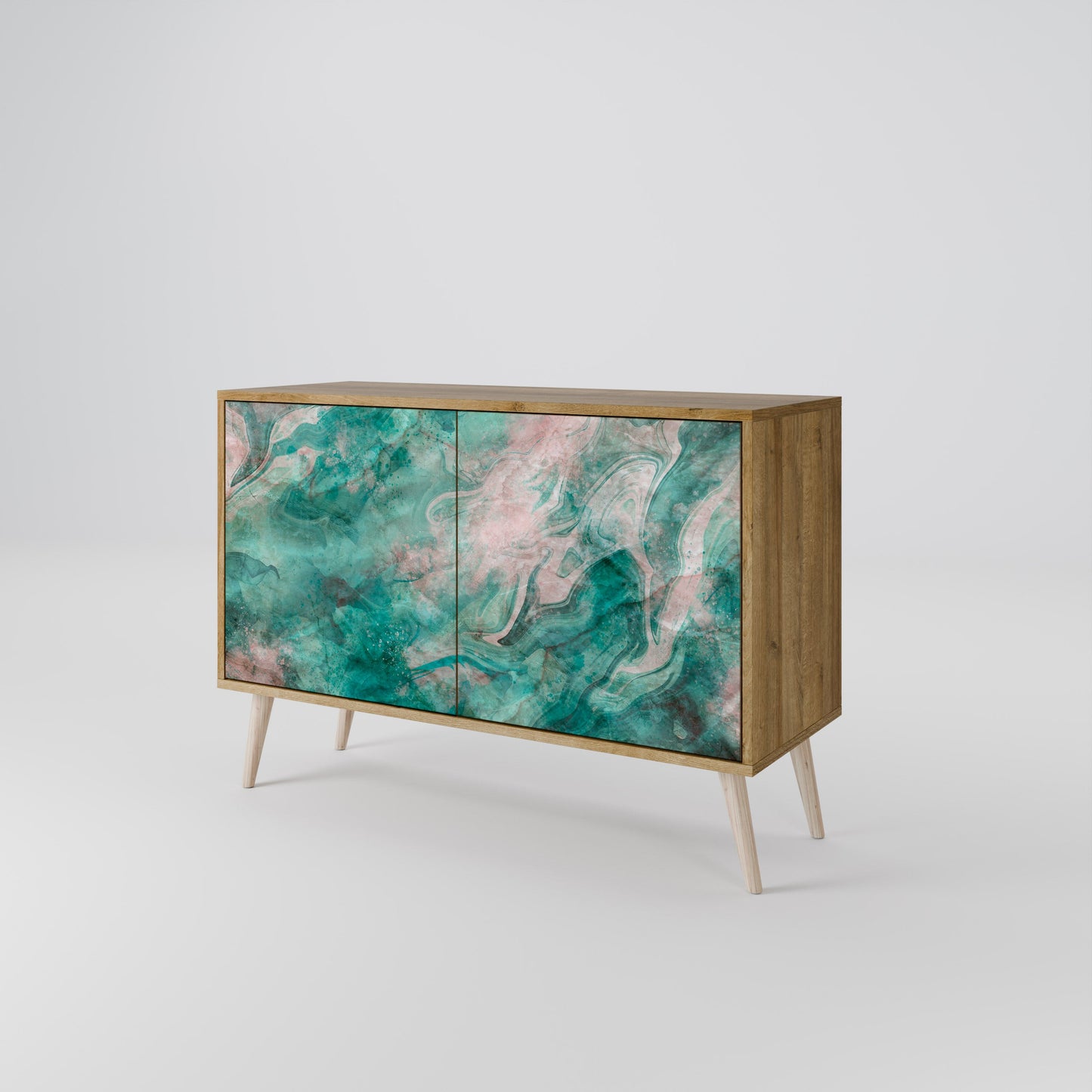 ABSTRACT ALCHEMY 2-Door Sideboard in Oak Effect