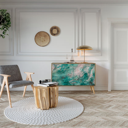 ABSTRACT ALCHEMY 2-Door Sideboard in Oak Effect