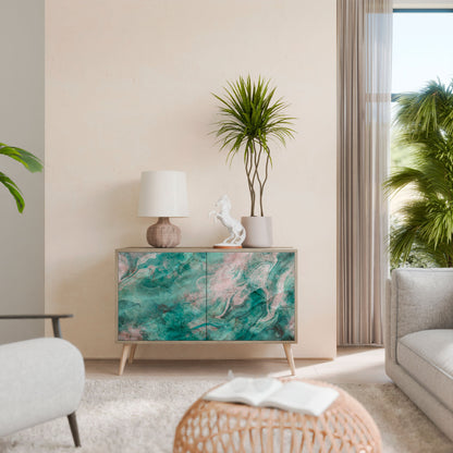 ABSTRACT ALCHEMY 2-Door Sideboard in Oak Effect