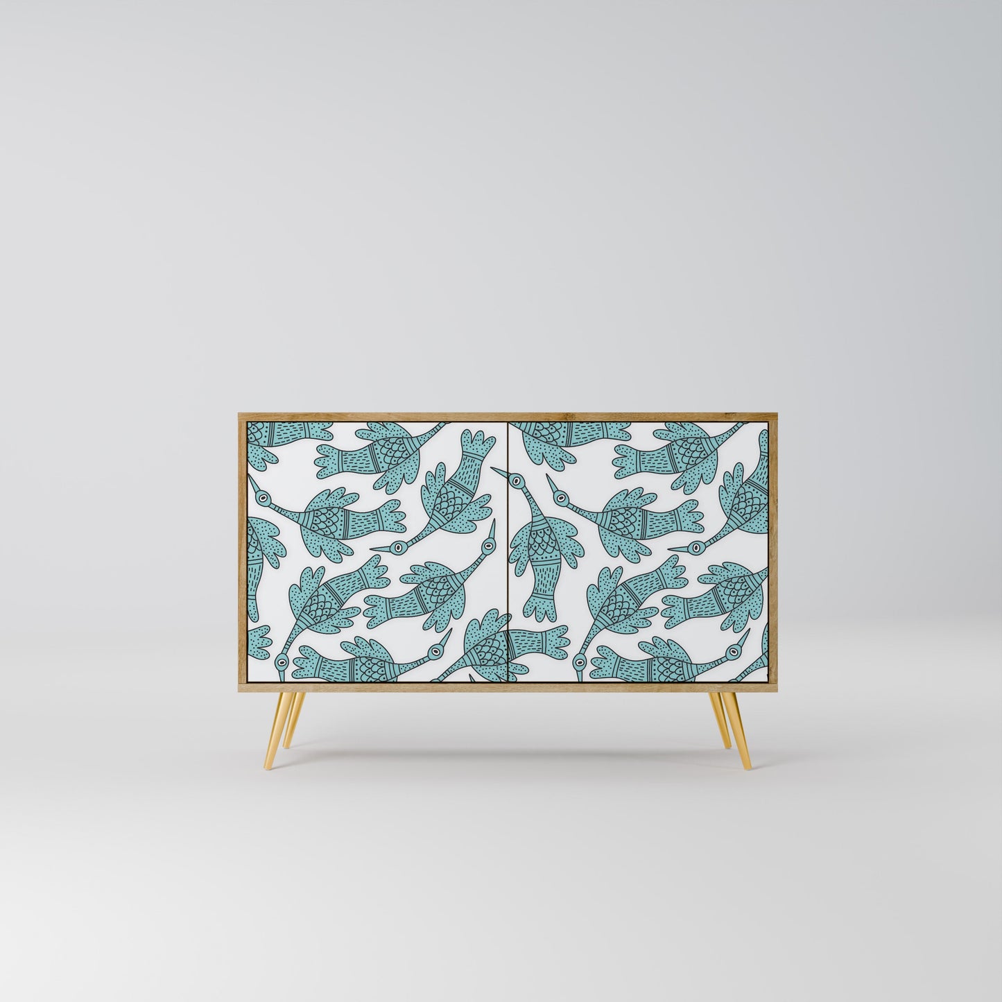 WATERSPOUT SONGIBIRD 2-Door Sideboard in Oak Effect