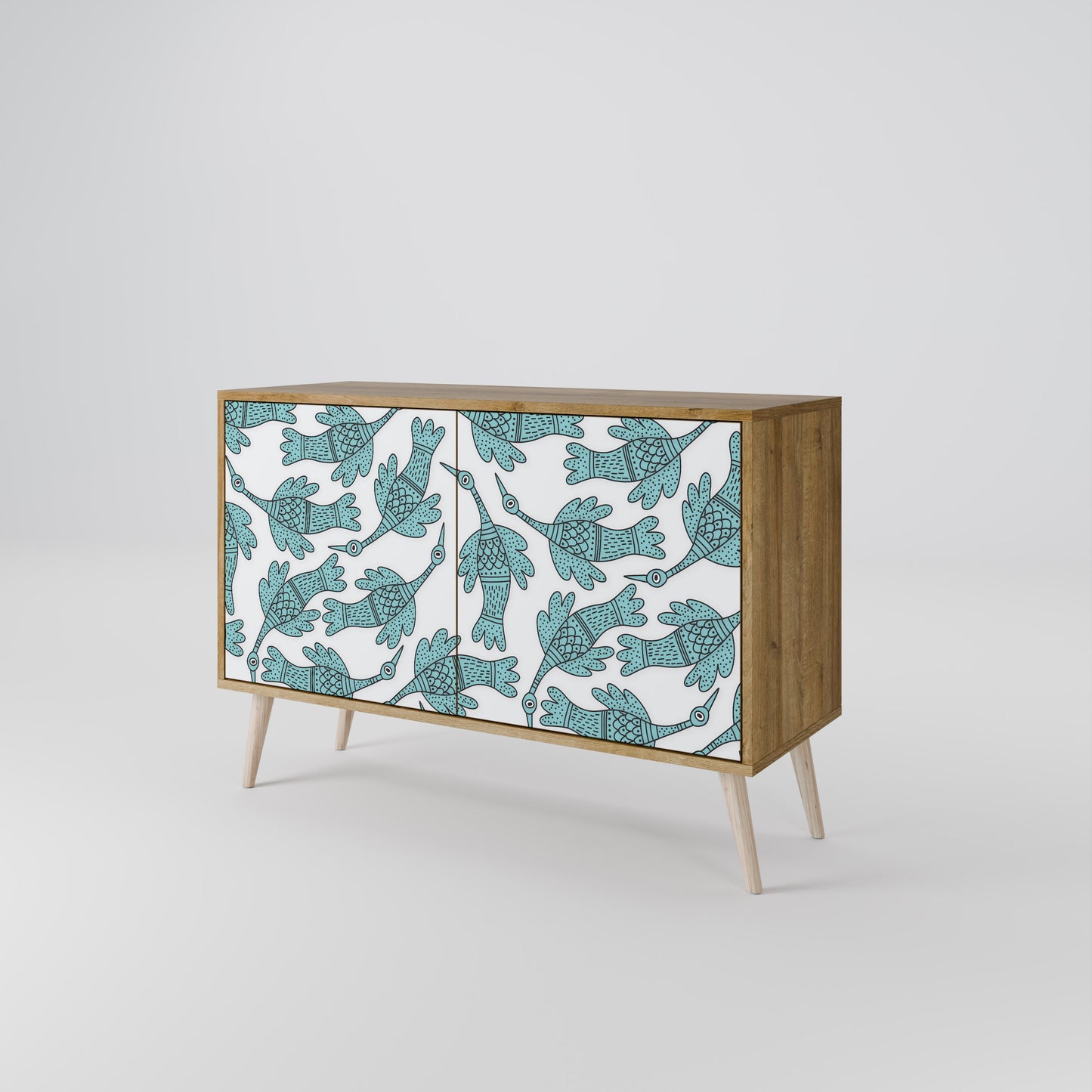 WATERSPOUT SONGIBIRD 2-Door Sideboard in Oak Effect