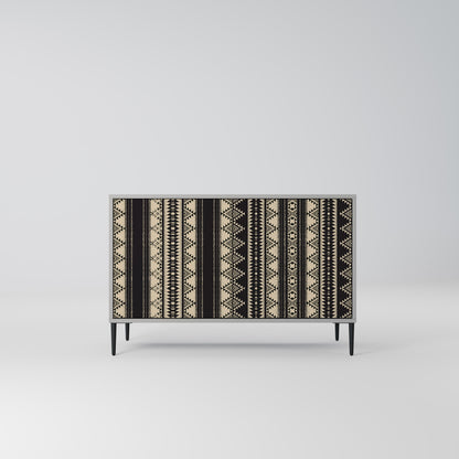 AZTEC Madia a 2 Ante in Finitura Grigia