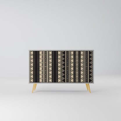 AZTEC Madia a 2 Ante in Finitura Grigia